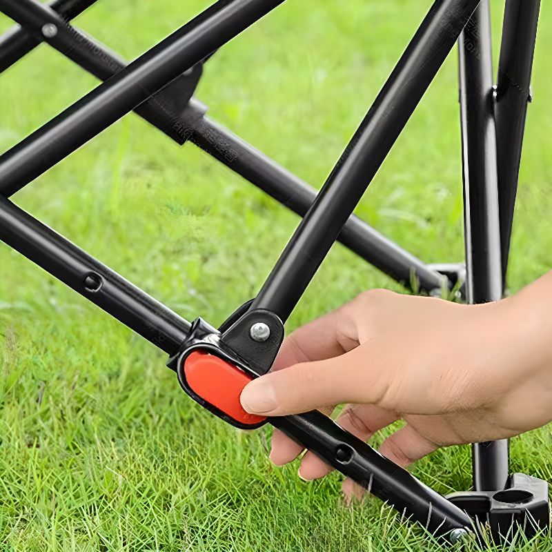 ECOTREK High-Back Padded Camping Chair – 3 Position Reclining Moon Chair