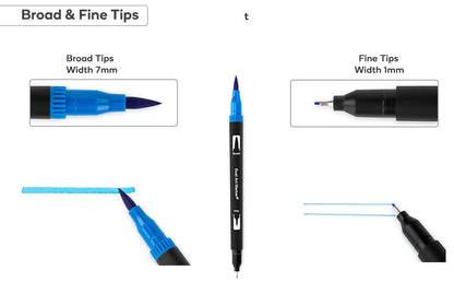 vibrant color marker pens
