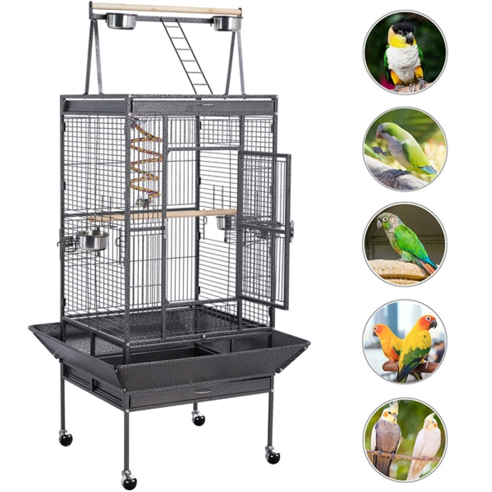 H68.5'' Play Top Parrot Cage