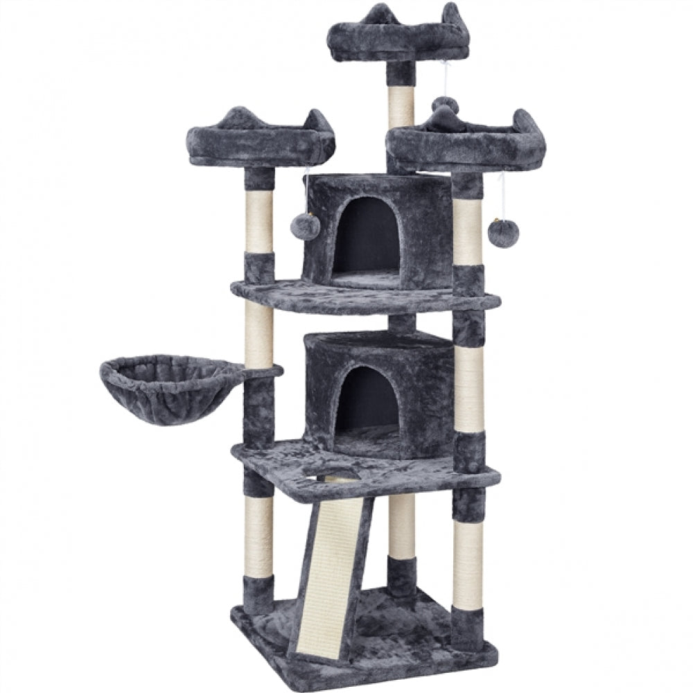 Large Cat Tree Big Cat House Plush Cat Tower