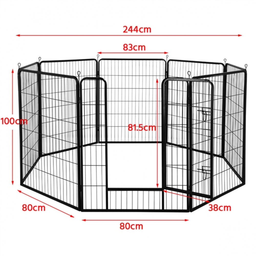 Heavy Duty 8 Panel Pet Playpen