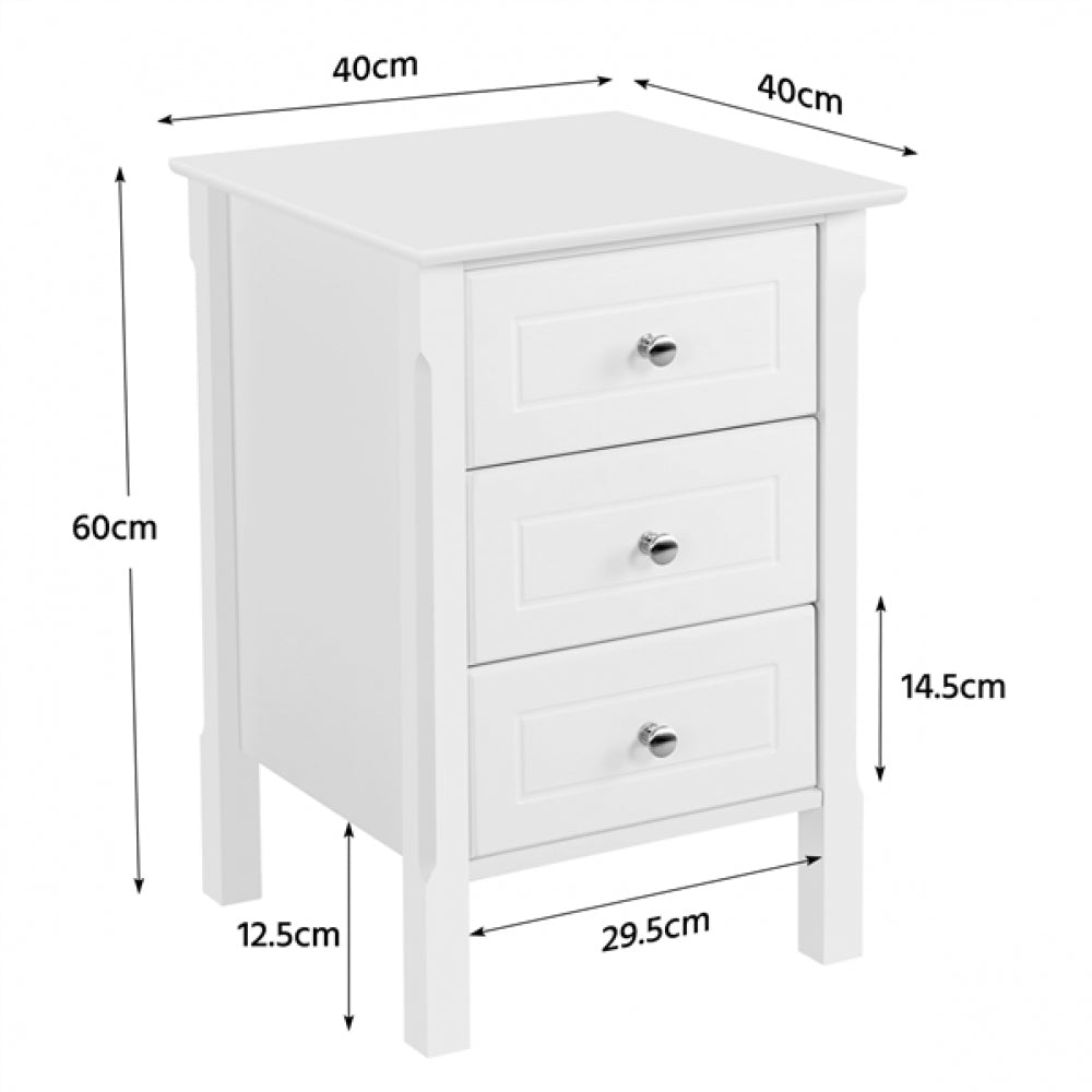 2pcs Bedside Tables