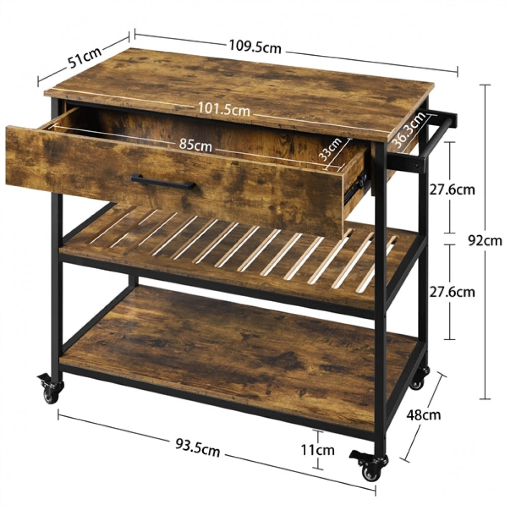 Kitchen Island on Wheels