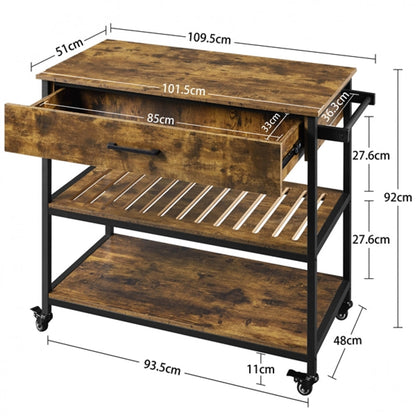Kitchen Island on Wheels