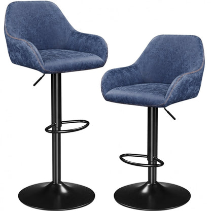 2pcs Vintage Bar Stools