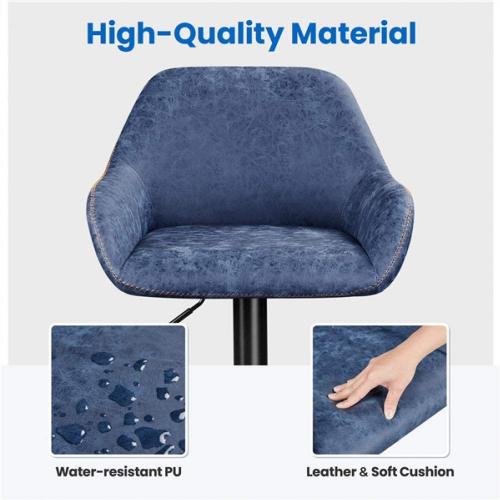 2pcs Vintage Bar Stools