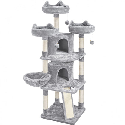 Large Cat Tree Big Cat House Plush Cat Tower
