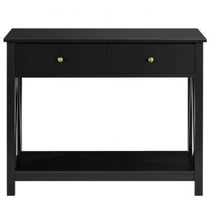 Wooden Console Table with Drawer