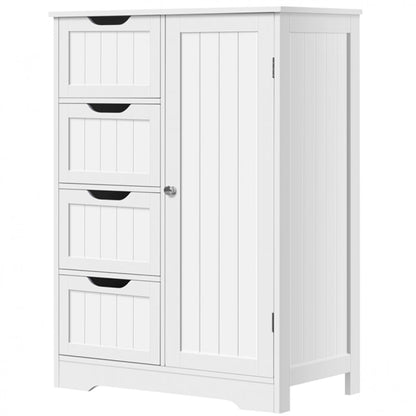 Large Wooden Bathroom Floor Cabinet