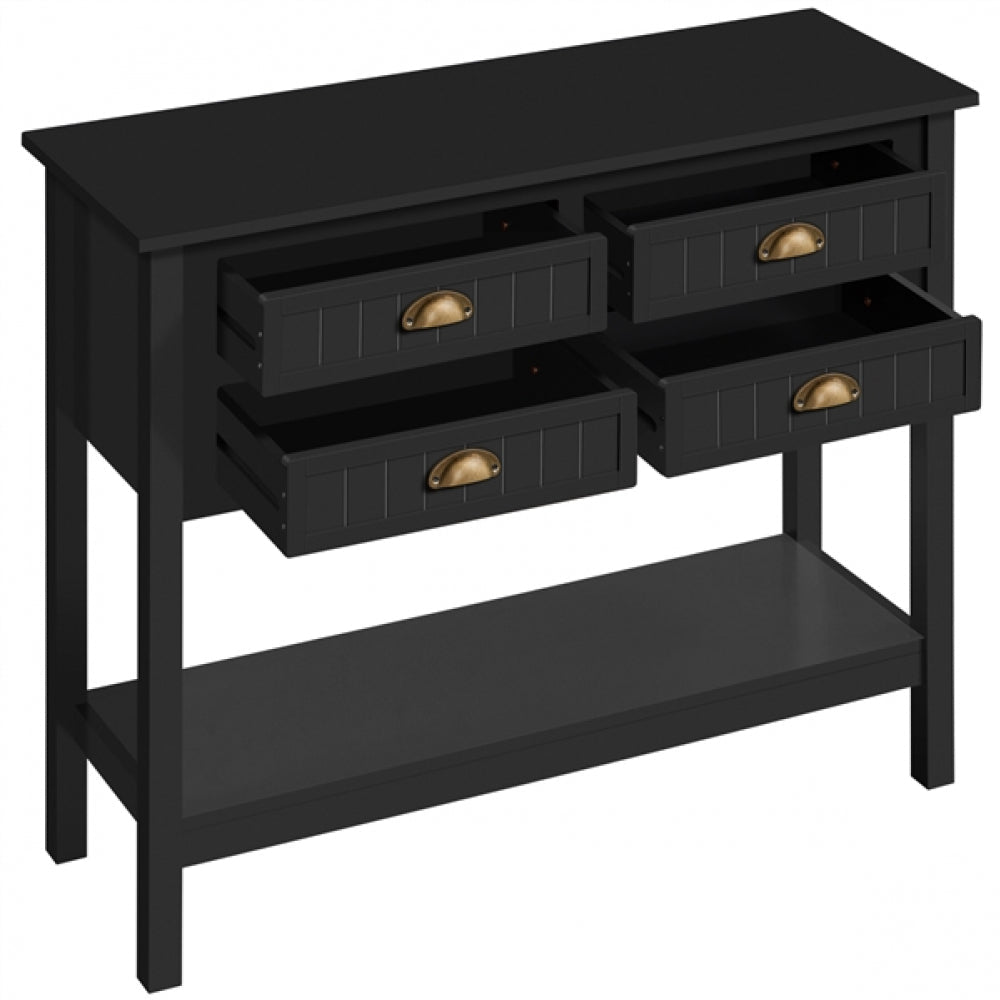 4-Drawer Console Table