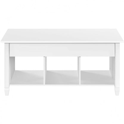 Wooden Lift Top Coffee Table with Hidden Compartment