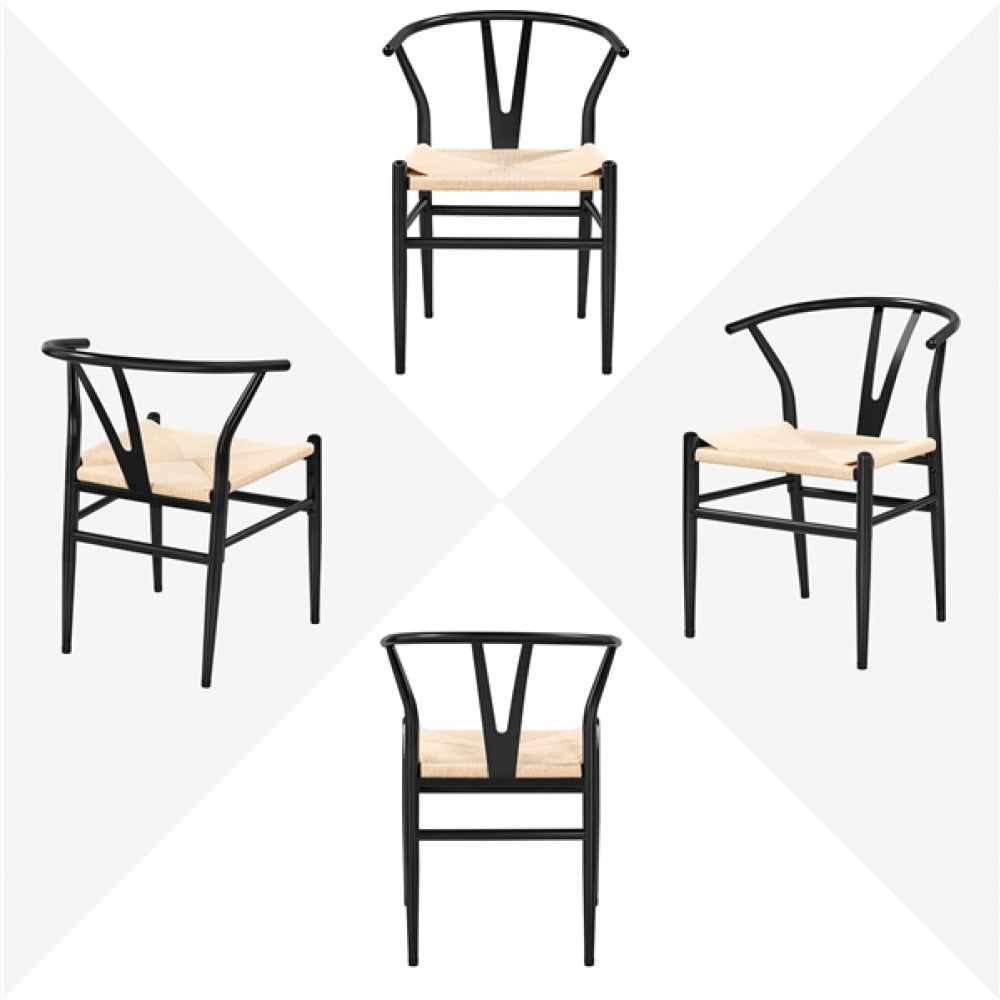6pcs Weave Dining Chairs