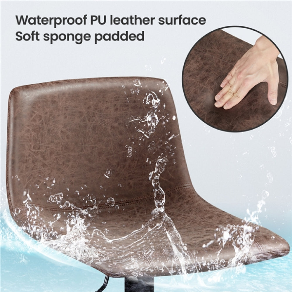 2pcs Vintage Adjustable Bar Stools