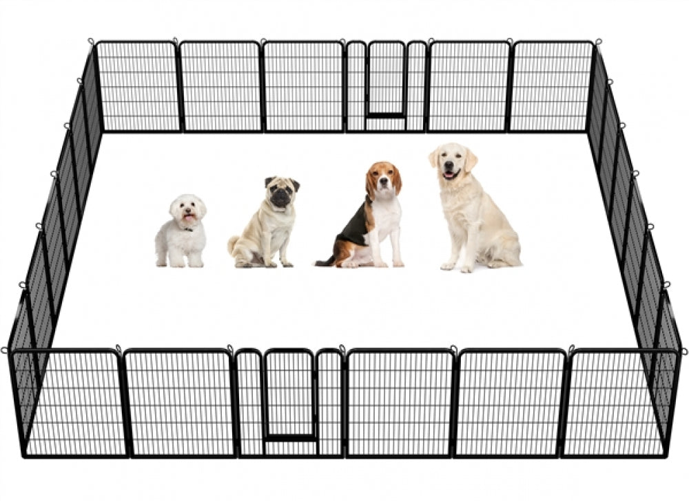 32x Panel Heavy Duty Dog Playpen Dog Pen