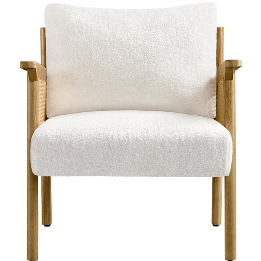 Boucle Upholstered Accent Chair Lounge Chair