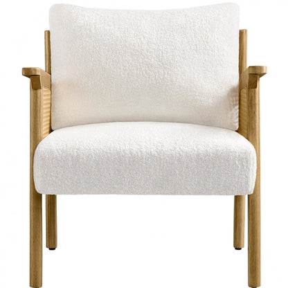 1 Pair Boucle Upholstered Accent Chair Lounge Chair