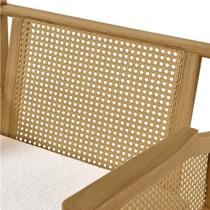 Boucle Upholstered Accent Chair Lounge Chair