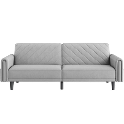 Fabric 3-Seater Sofa Bed