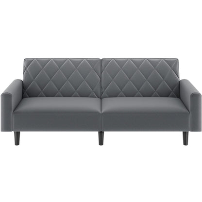 Velvet Convertible Sofa Bed