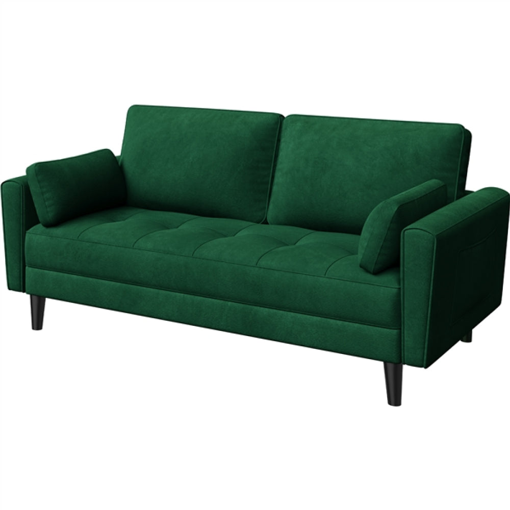 Fabric Upholstered Sofa 2 Seater Couch