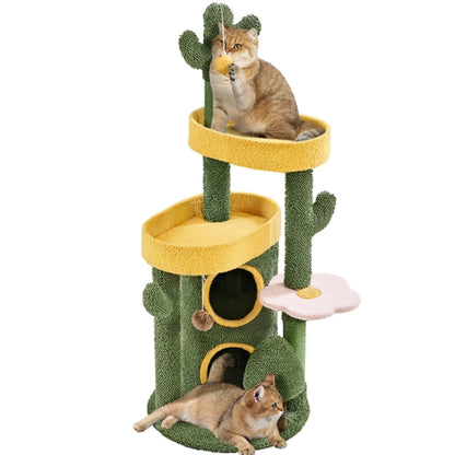 Oasis-Themed Cat Tree Cat Tower