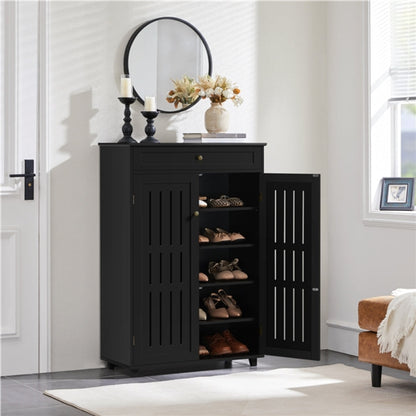 5-Tier & 1 Drawer Shoe Storage Cabinet