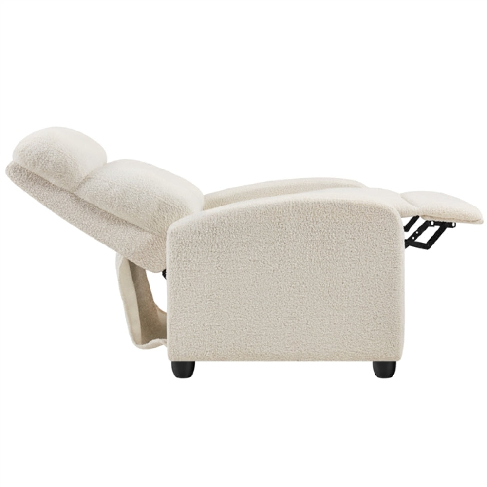 Boucle Recliner Chair Armchair