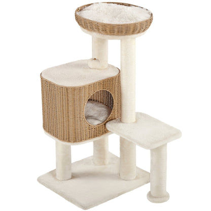 36″ Tall Rattan Cat Tree