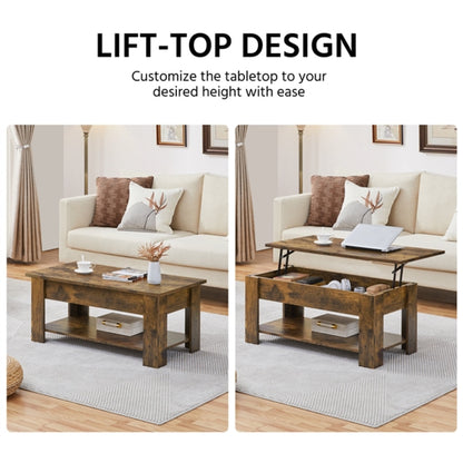 Rustic Lift Top Coffee Table