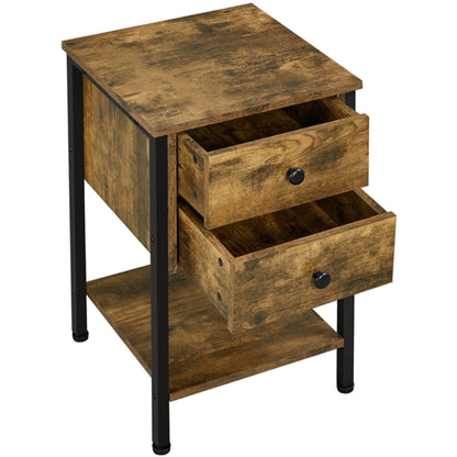 2-Drawer Side Table