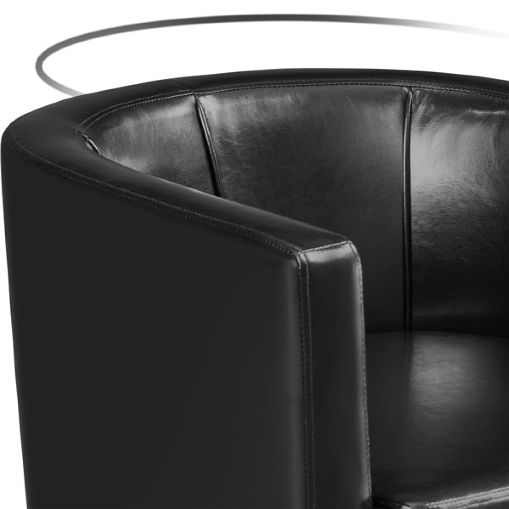 Barrel-shaped Chair Accent Arm Chair