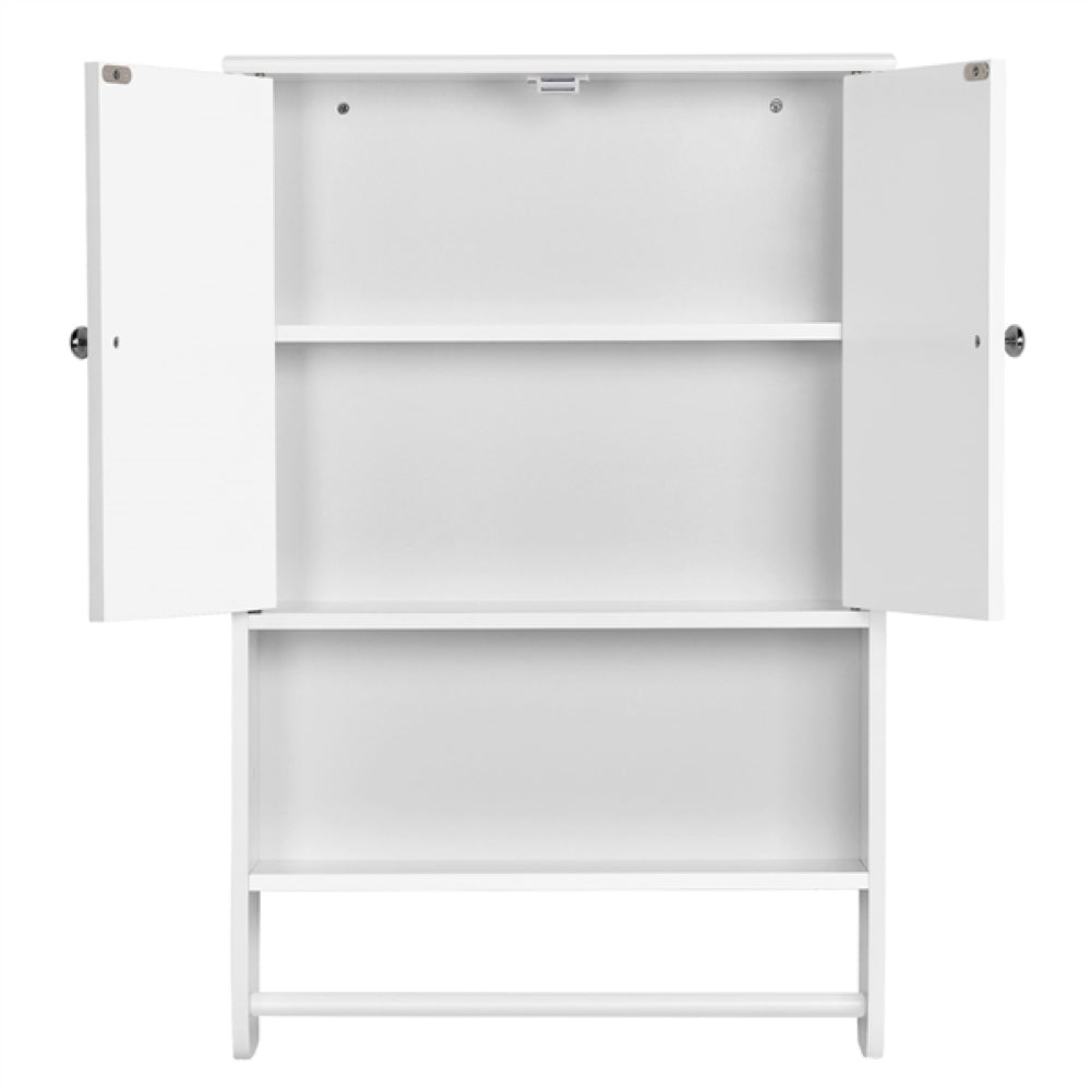 Bathroom Wall Cabinet with Towel Bar