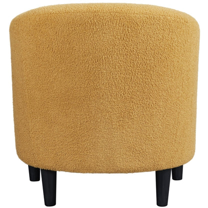 Boucle Club Chair Accent Barrel Chair