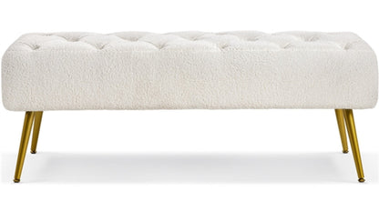 Upholstered Bedroom Benches Footrest Stool Ottoman Footstool Bench