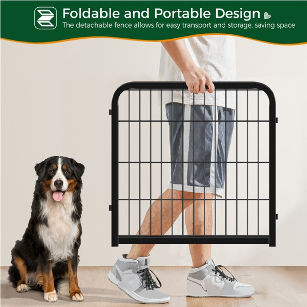 12 Panels Dog Playpen Metal Pet Pen