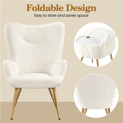Boucle Accent Chair Armchair
