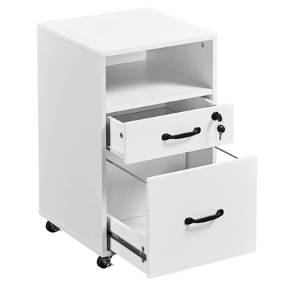 Brand New 2 Drawer Side Table End Table File Cabinet