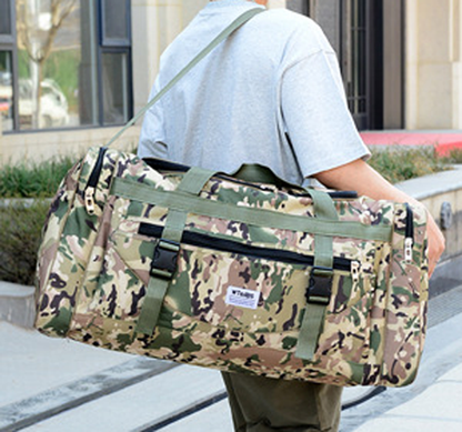 Large 79L Duffel Tote Travel Bag - Camouflage Weekend Luggage KX59401