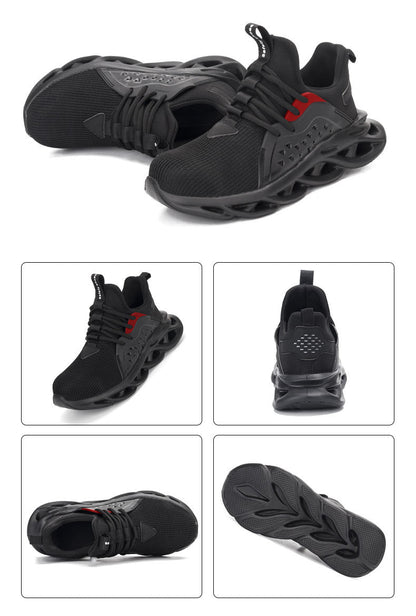 Steel Toe Work Shoes Safety Sneakers Industrial Shoes Lightweight Puncture Proof