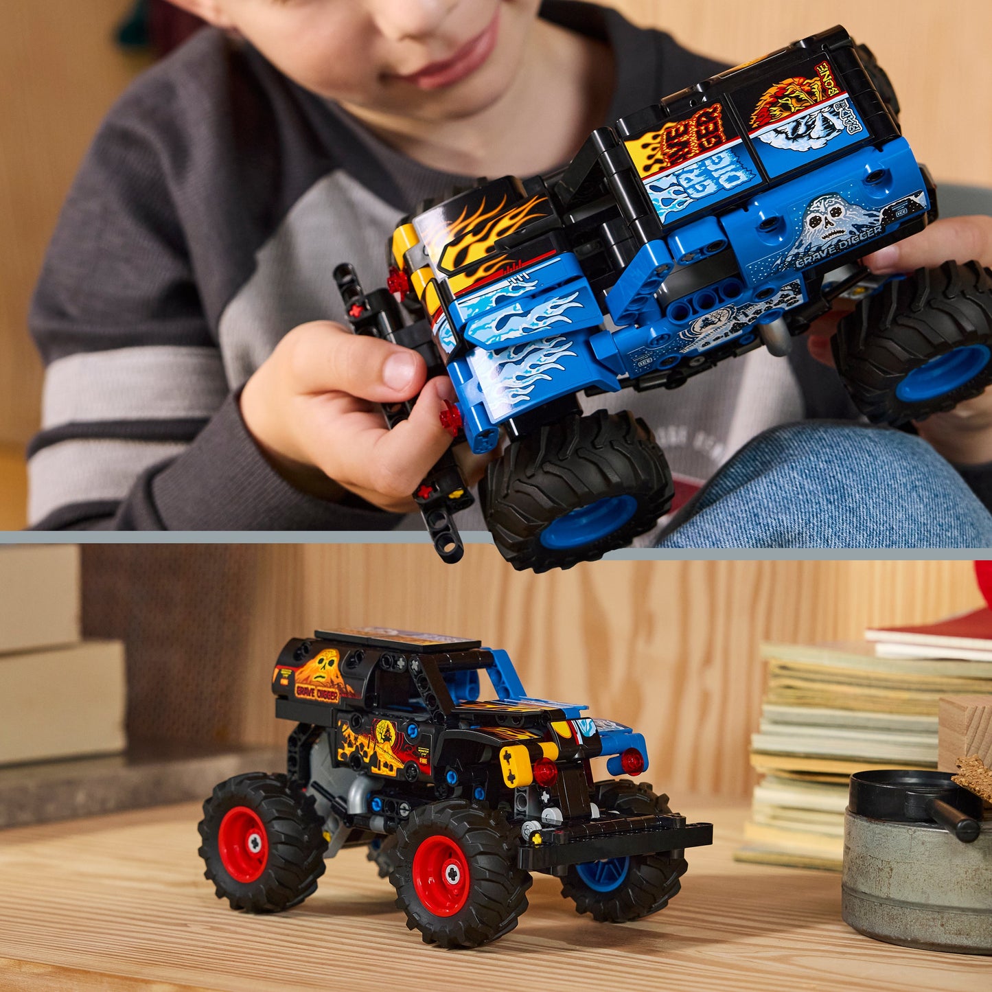 LEGO Technic: Monster Jam Grave Digger Fire and Ice (42219)