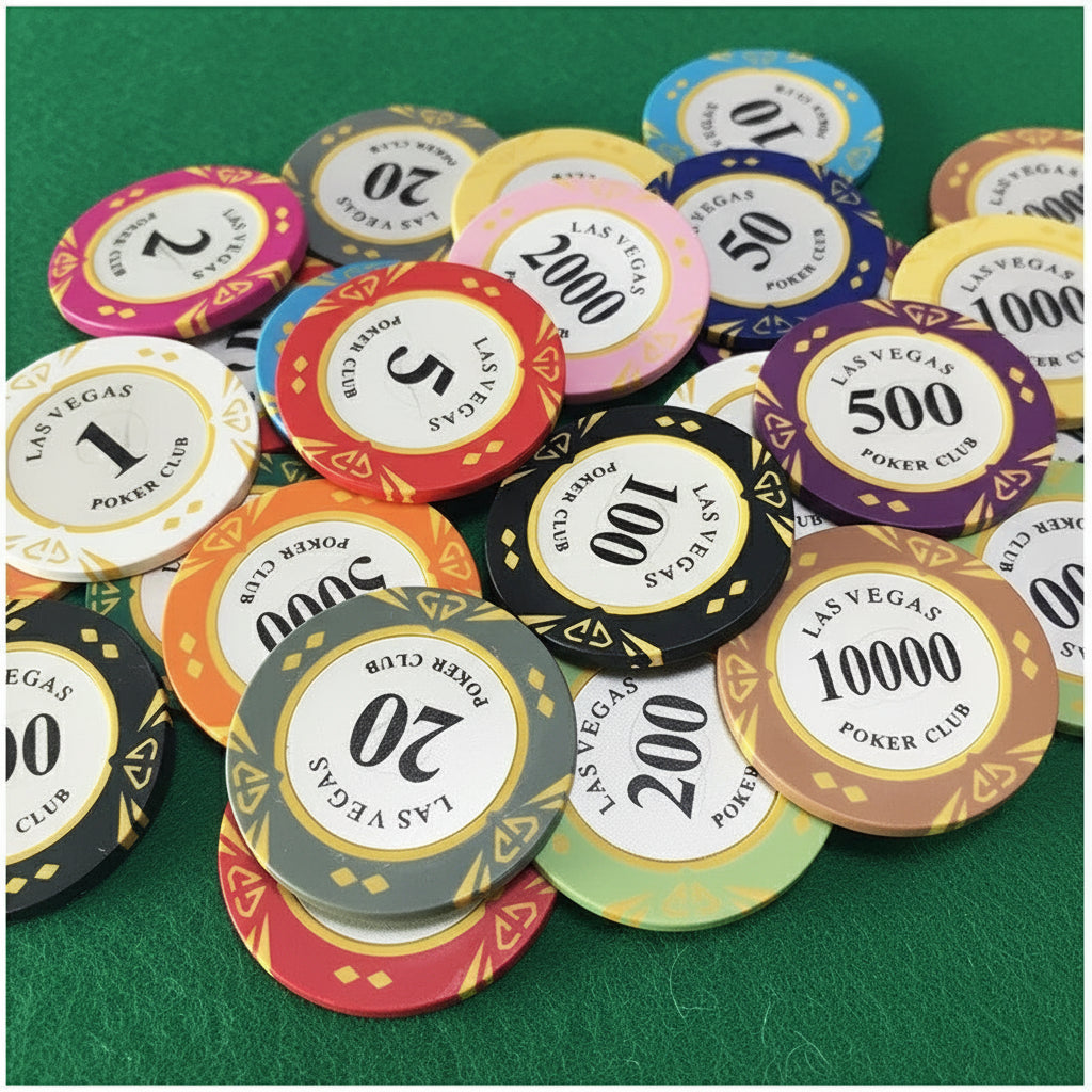 14g 25pcs/pack Poker Chips Tokens Poker Chips Jeton Casino Jeton Poker Set Las Vegas