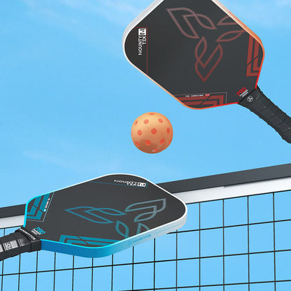 Mobie T700 Carbon Fiber Pickleball Paddle Set 2 Pack with 2 Balls