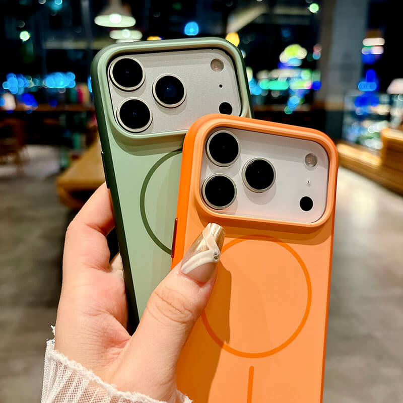 Compatible with iPhone 17 Pro Morandi Magnetic Series Mate Case