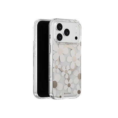 Compatible with iPhone 17 Pro Fleur 3D Patterned Series Shockproof Magnetic Phone Case
