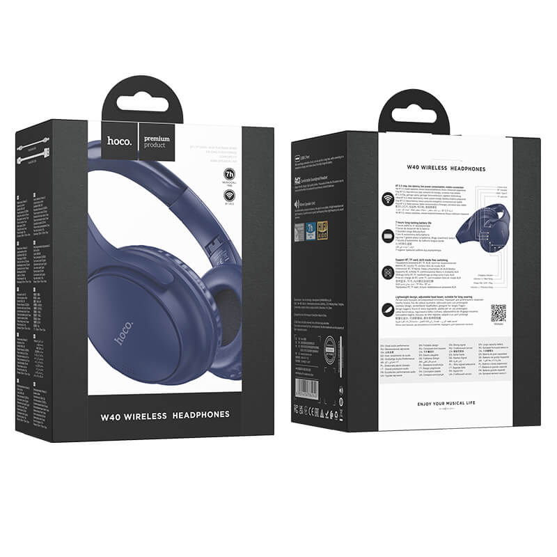 Hoco Mighty 5.3 Bluetooth Wireless Headphones W40
