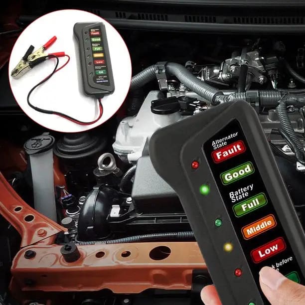 12V LED Car Battery Load Tester