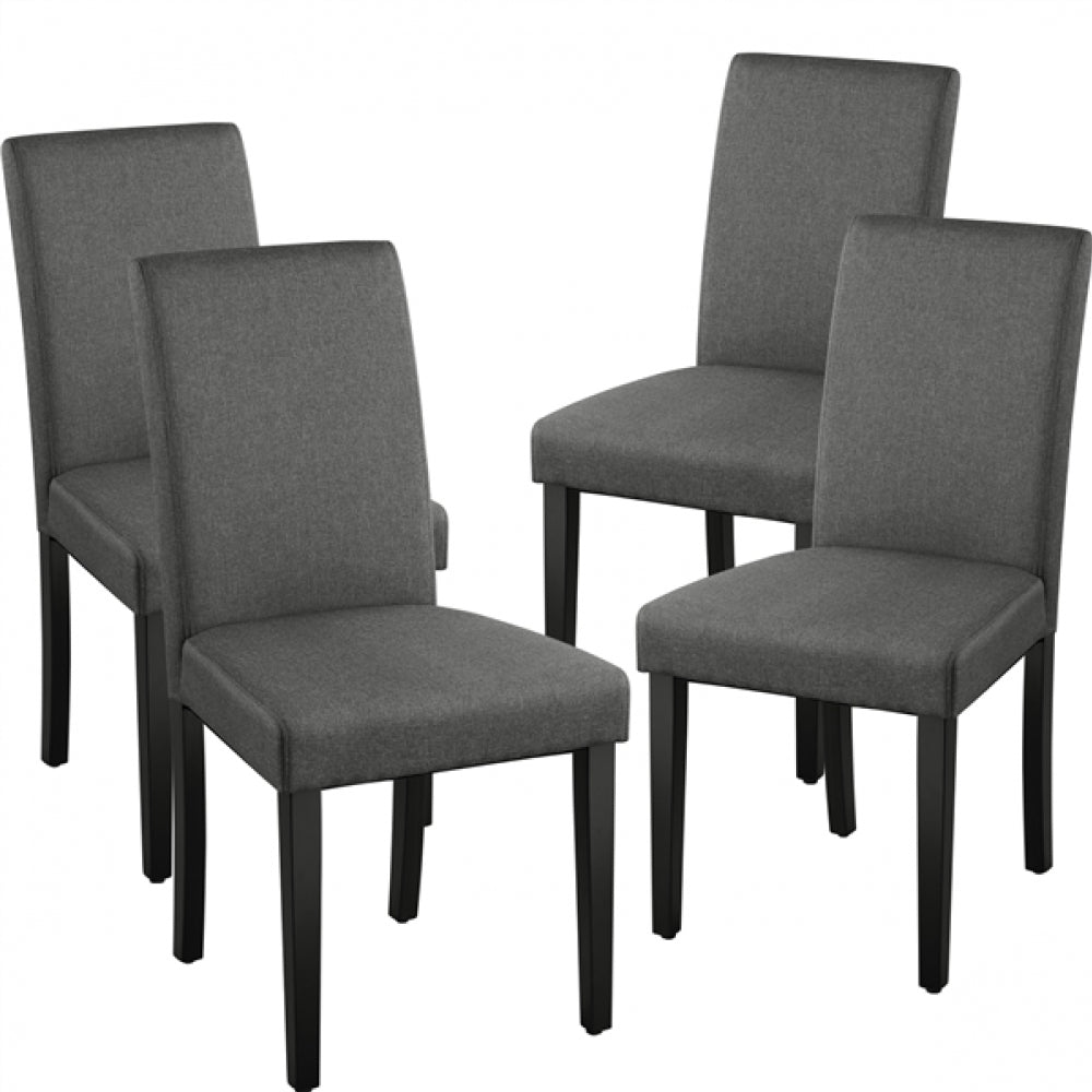 4pcs Parson Dining Chairs Fabric Upholstered Urban Style