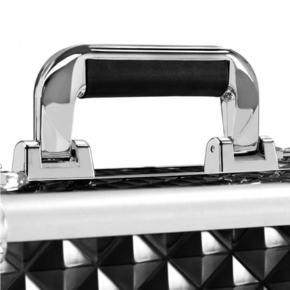 3-in-1 Rolling Makeup Train Case Portable Cosmetic Trolley