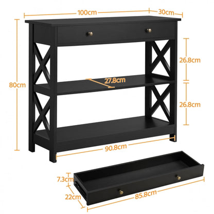 Hall Table Console Table with Drawer