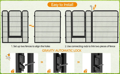 Foldable Metal Pet Playpen